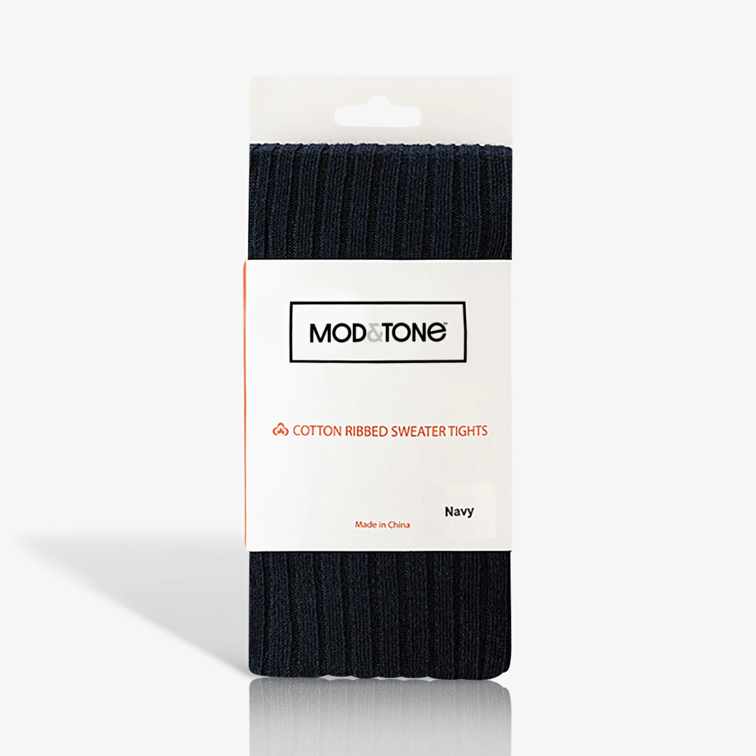 Mod&Tone 2 Pack Cotton Ribbed Sweater Tights - navy.