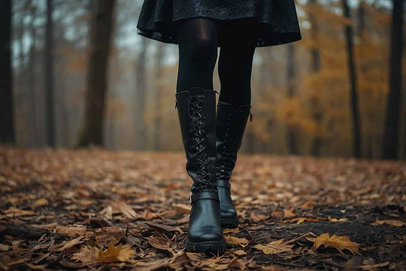 Women in boots and tights